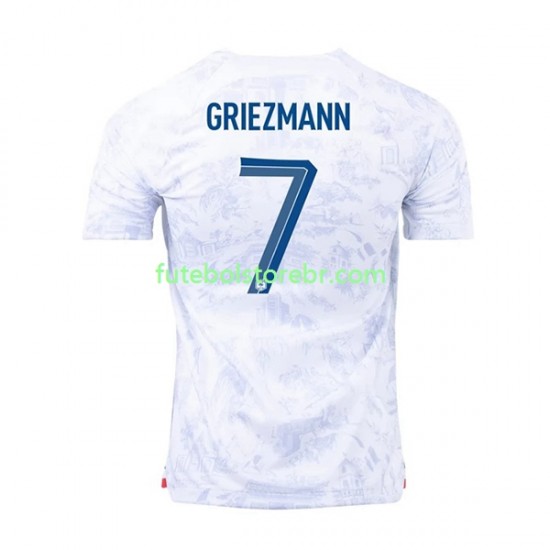 Camisa França Griezmann 7 II Copa Do Mundo 2022 manga curta pro Masculina