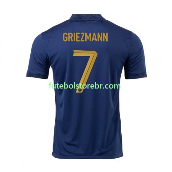 Camisa França Griezmann 7 I Copa Do Mundo 2022 manga curta pro Masculina