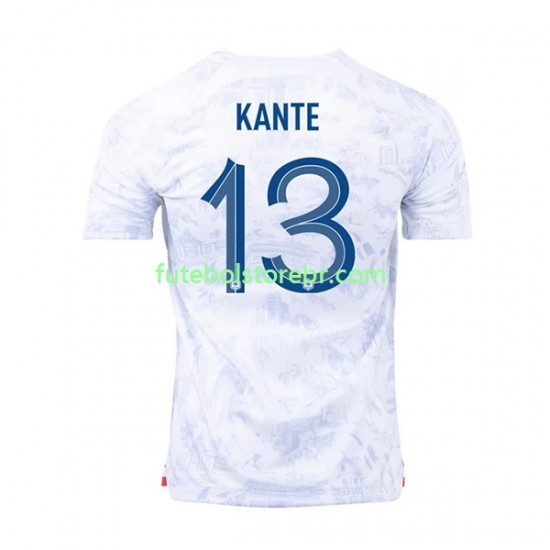 Camisa França Kante 13 II Copa Do Mundo 2022 manga curta pro Masculina