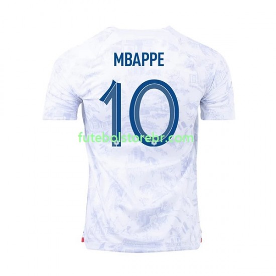 Camisa França Mbappé 10 II Copa Do Mundo 2022 manga curta pro Masculina