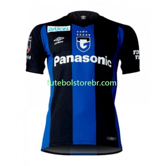 Camisa Gamba Osaka I 2022 manga curta pro Masculina