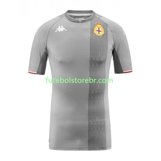 Camisa Genoa III 2021-2022 manga curta pro Masculina