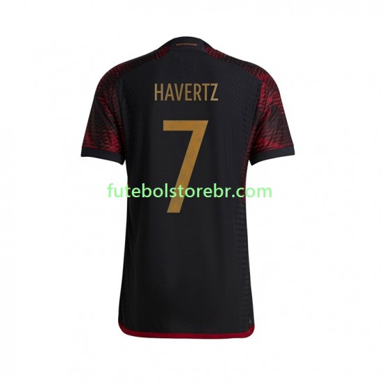 Camisa Alemanha Havertz 7 II Copa Do Mundo 2022 manga curta pro Masculina