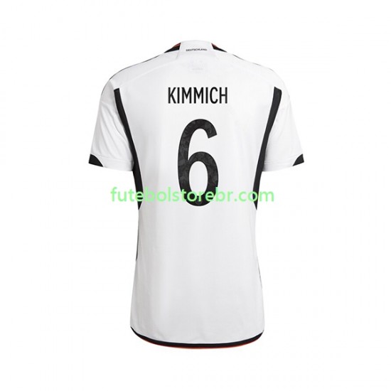 Camisa Alemanha Joshua Kimmich 6 I Copa Do Mundo 2022 manga curta pro Masculina