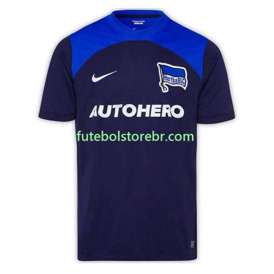 Camisa Hertha Berlin II 2022-2023 manga curta pro Masculina