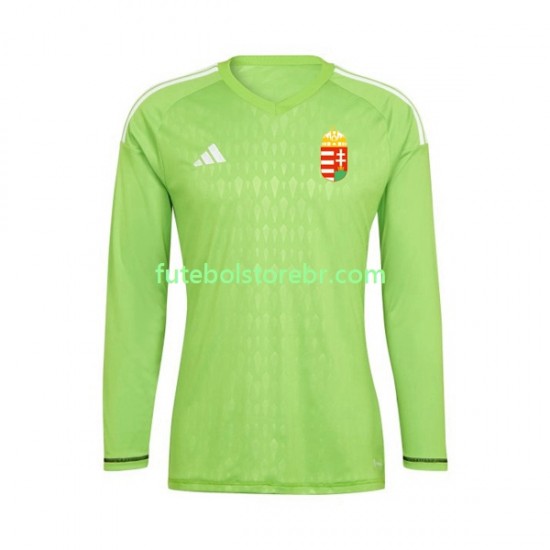 Camisa Goleiro Hungria I 2022 manga longa pro Masculina