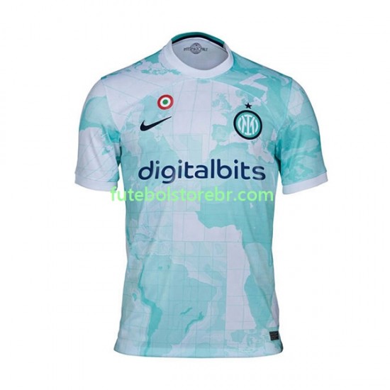 Camisa Internazionale II 2022-2023 manga curta pro Masculina