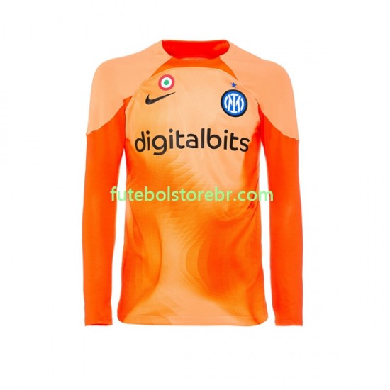 Camisa Goleiro Internazionale IIII 2022-2023 manga longa pro Masculina