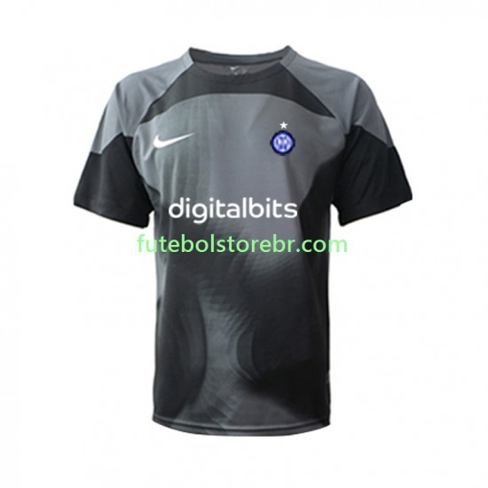 Camisa Goleiro Internazionale I 2022-2023 manga curta pro Masculina