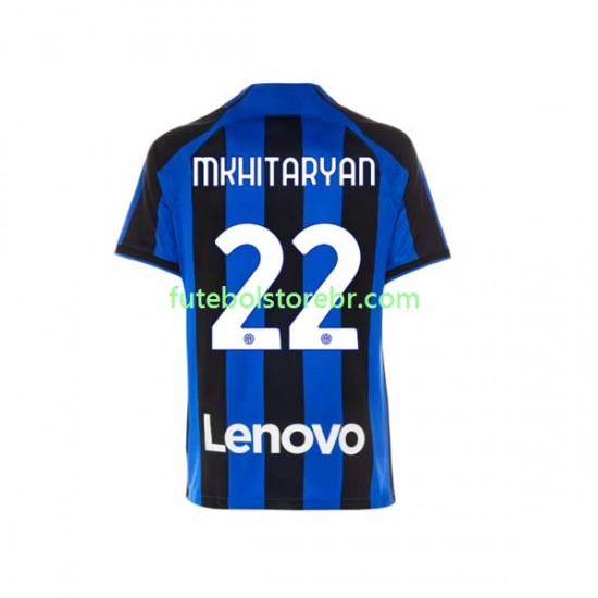 Camisa Internazionale Henrikh Mkhitaryan 22 I 2022-2023 manga curta pro Masculina