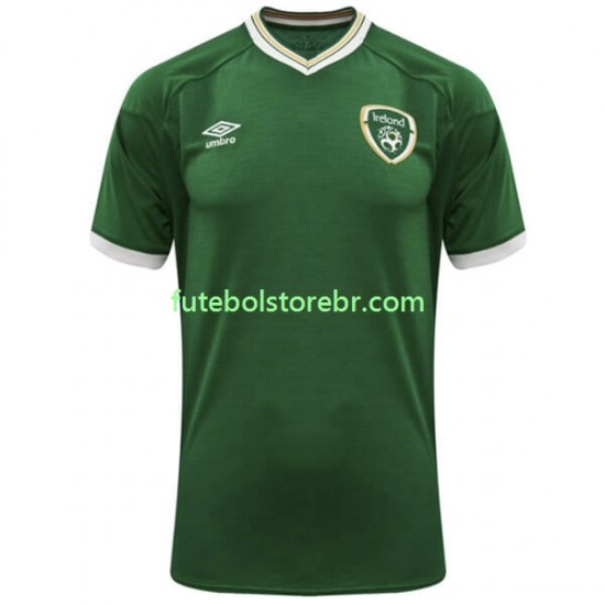 Camisa Irlanda 2021 I manga curta pro Masculina