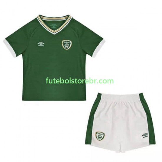 Camisa Irlanda 2021 I manga curta pro Juvenil