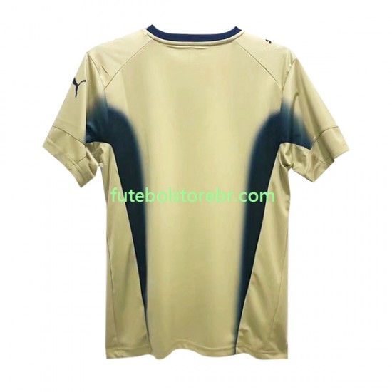 Camisa Goleiro Itália Retrô I 2006 manga curta pro Masculina