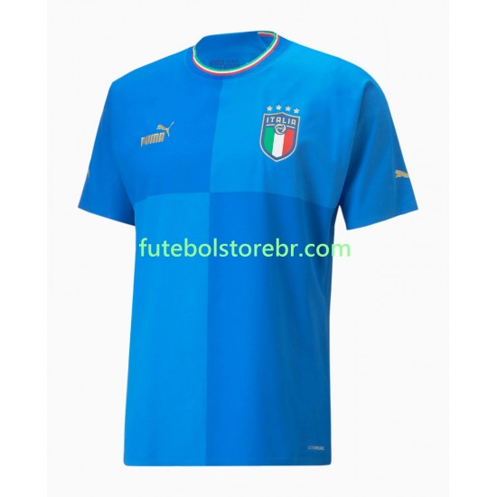 Camisa Itália I 2022 manga curta pro Masculina