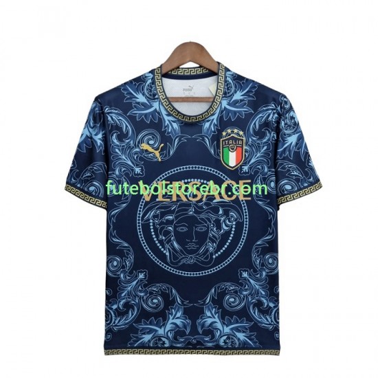 Camisa Itália Versace Edition I 2022-2023 manga curta pro Masculina