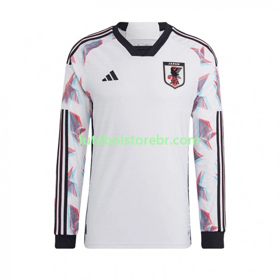 Camisa Japão II Copa Do Mundo 2022 manga longa pro Masculina