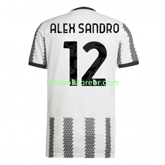 Camisa Juventus Alex Sandro 12 I 2022-2023 manga curta pro Masculina