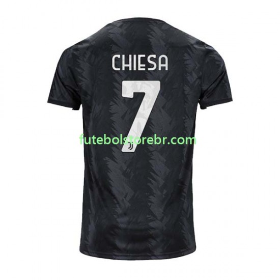 Camisa Juventus Chiesa 7 II 2022-2023 manga curta pro Masculina