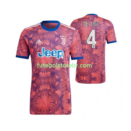 Camisa Juventus Matthijs de Ligt 4 III 2022-2023 manga curta pro Masculina