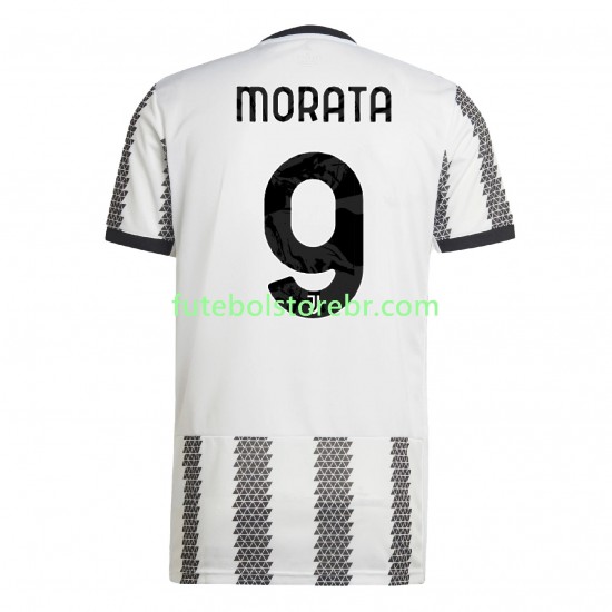 Camisa Juventus Morata 9 I 2022-2023 manga curta pro Masculina