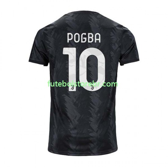 Camisa Juventus Pogba 10 II 2022-2023 manga curta pro Masculina