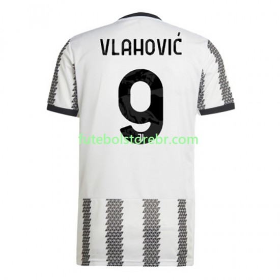 Camisa Juventus Vlahovic 9 I 2022-2023 manga curta pro Masculina