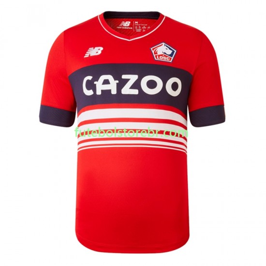 Camisa LOSC Lille I 2022-2023 manga curta pro Masculina