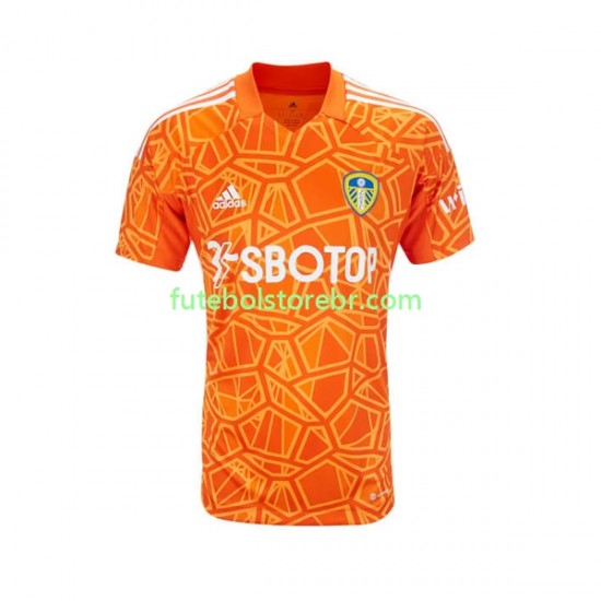 Camisa Goleiro Leeds United II 2022-2023 manga curta pro Masculina