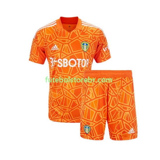 Camisa Goleiro Leeds United II 2022-2023 manga curta pro Juvenil