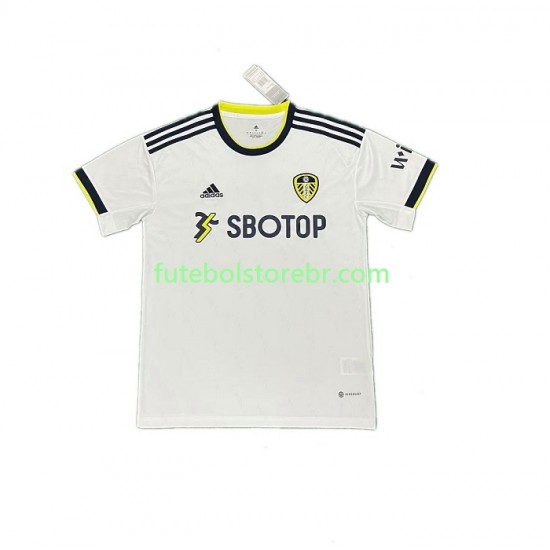 Camisa Leeds United I 2022-2023 manga curta pro Masculina