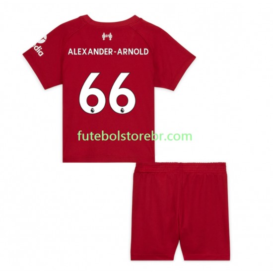 Camisa Liverpool Alexander-Arnold 66 I 2022-2023 manga curta pro Juvenil