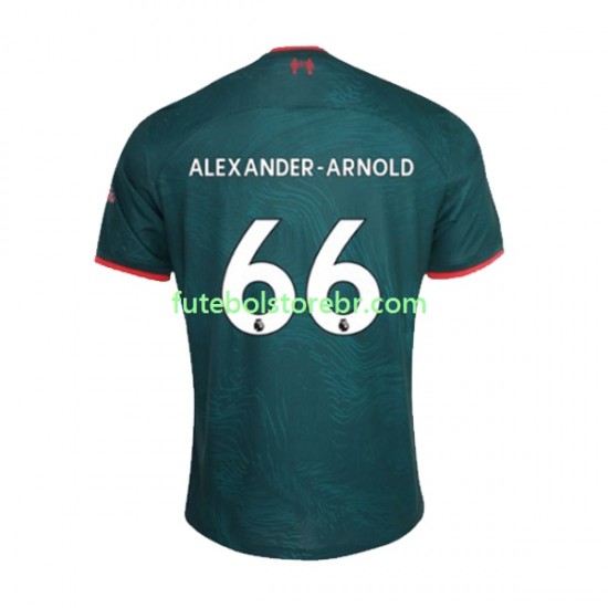 Camisa Liverpool Alexander-Arnold 66 III 2022-2023 manga curta pro Masculina