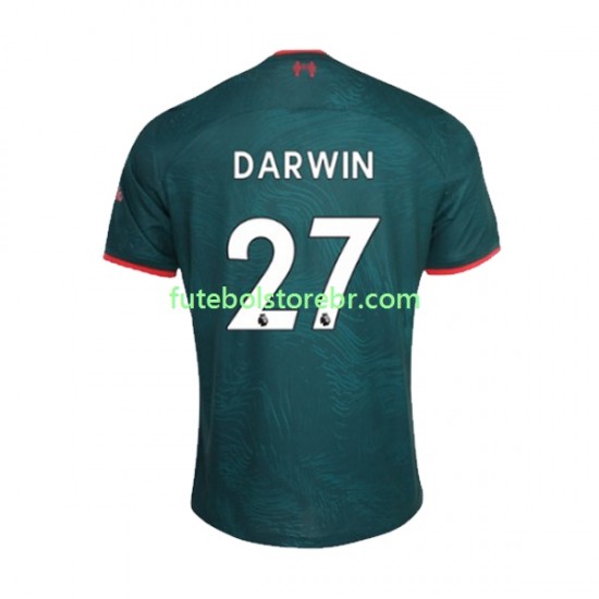 Camisa Liverpool Darwin Nunez 27 III 2022-2023 manga curta pro Masculina