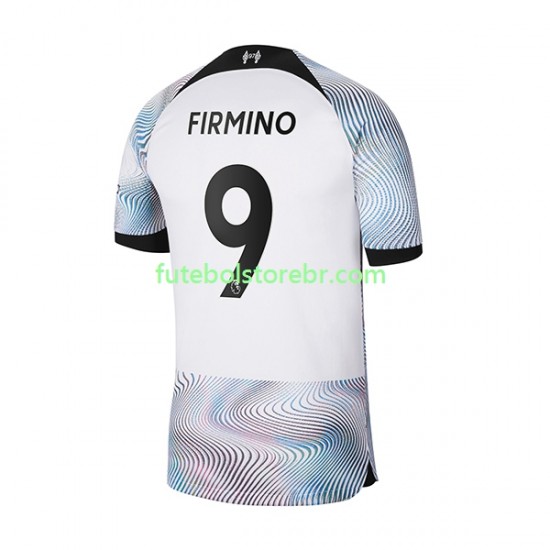 Camisa Liverpool Firmino 9 II 2022-2023 manga curta pro Masculina