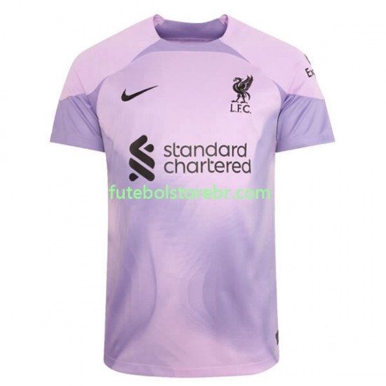 Camisa Goleiro Liverpool I 2022-2023 manga curta pro Masculina