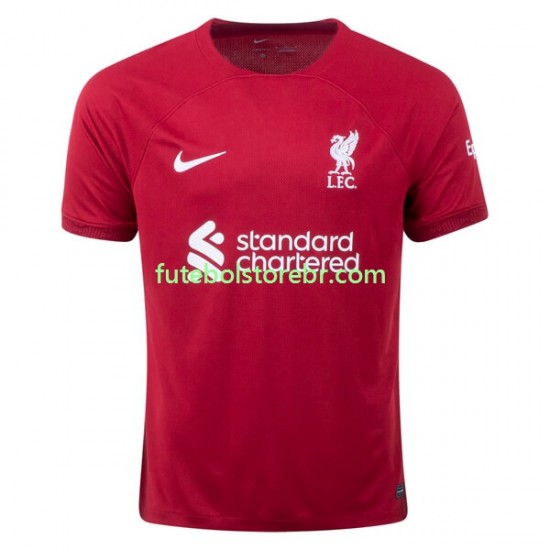 Camisa Liverpool I 2022-2023 manga curta pro Masculina