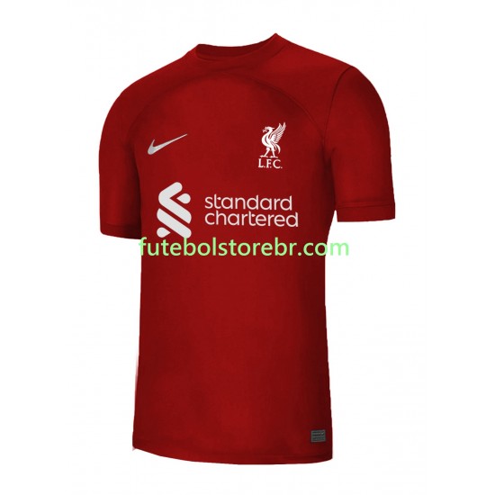 Camisa Liverpool I 2022-2023 manga curta pro Masculina