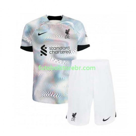 Camisa Liverpool II 2022-2023 manga curta pro Juvenil