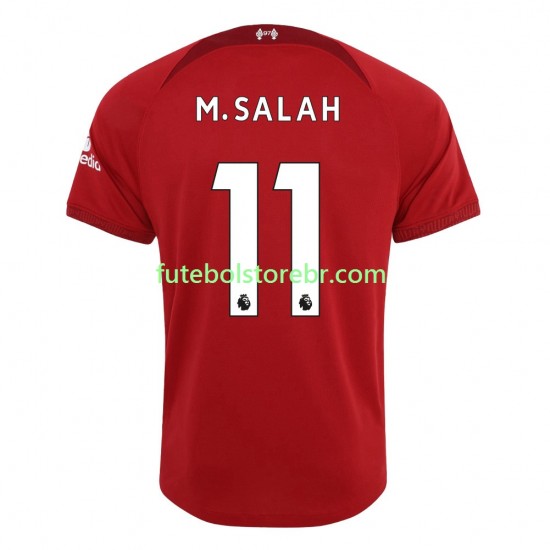 Camisa Liverpool M.Salah 11 I 2022-2023 manga curta pro Masculina