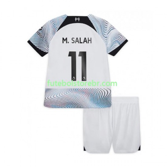 Camisa Liverpool M.Salah 11 II 2022-2023 manga curta pro Juvenil