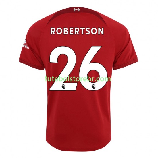 Camisa Liverpool Robertson 26 I 2022-2023 manga curta pro Masculina