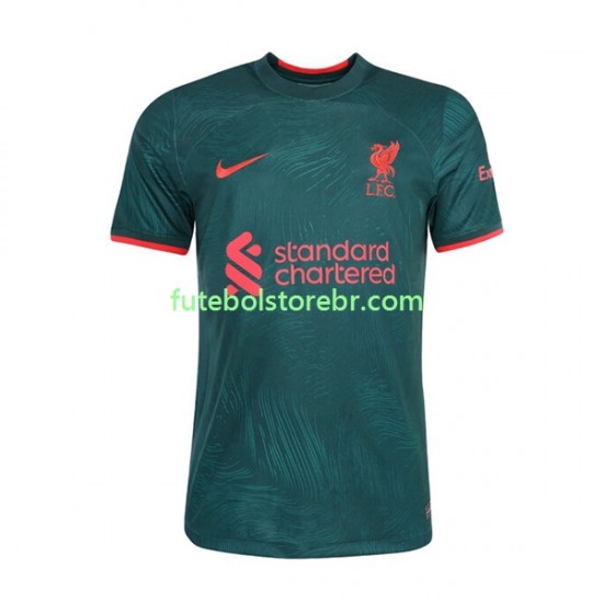 Camisa Liverpool III 2022-2023 manga curta pro Masculina