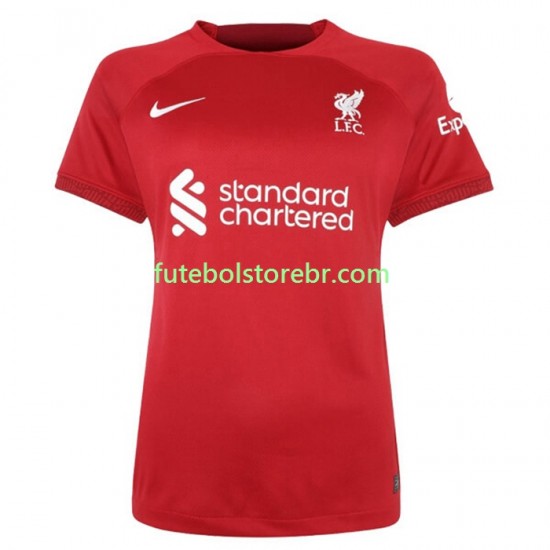 Camisa Liverpool I 2022-2023 manga curta pro Feminino