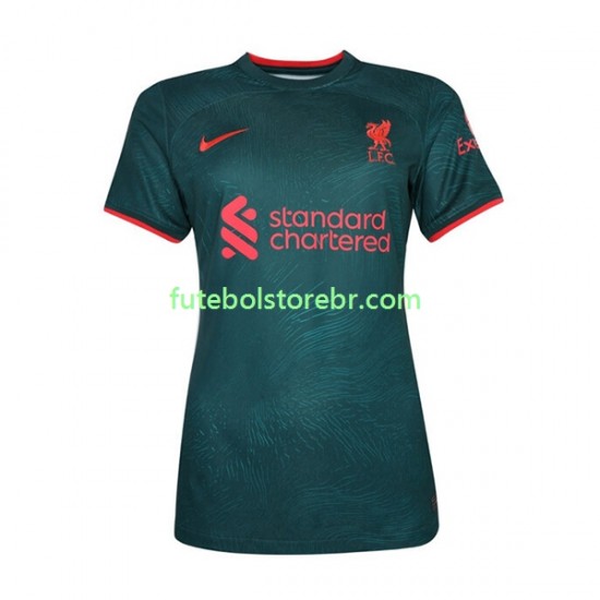 Camisa Liverpool III 2022-2023 manga curta pro Feminino