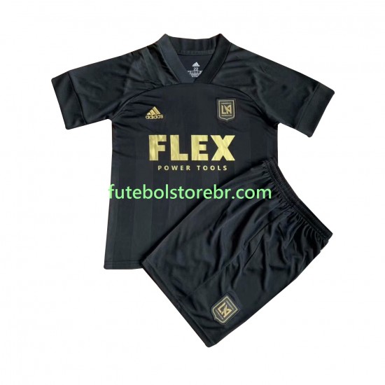 Camisa Los Angeles FC I 2021-2022 manga curta pro Juvenil