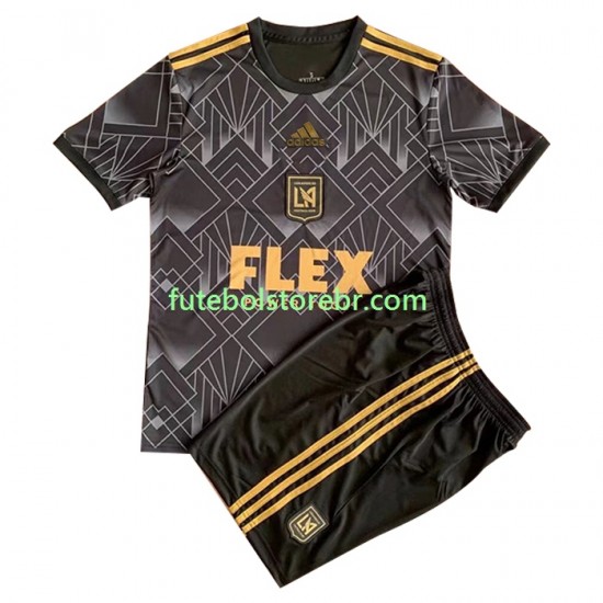 Camisa Los Angeles FC I 2022-2023 manga curta pro Juvenil