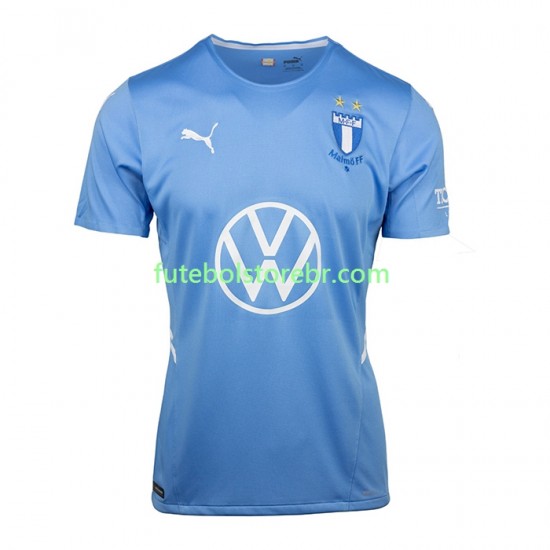 Camisa Malmö FF I 2022 manga curta pro Masculina