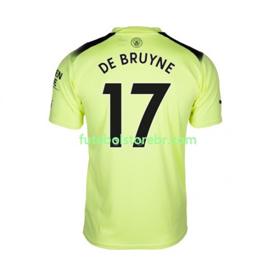 Camisa Manchester City De Bruyne 17 III 2022-2023 manga curta pro Masculina