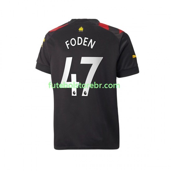 Camisa Manchester City Foden 47 II 2022-2023 manga curta pro Masculina