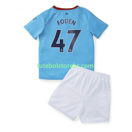 Camisa Manchester City Foden 47 I 2022-2023 manga curta pro Juvenil